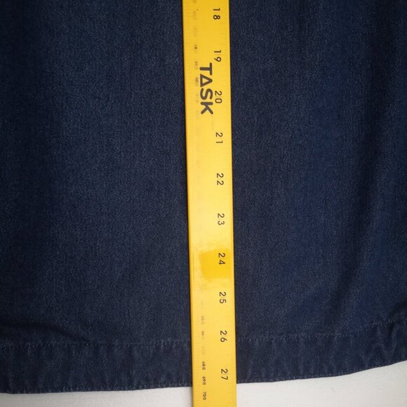 R&R Ladies Size XL (18) Full Zip Straight Fit Blue Jean Jacket - Picture 11 of 11